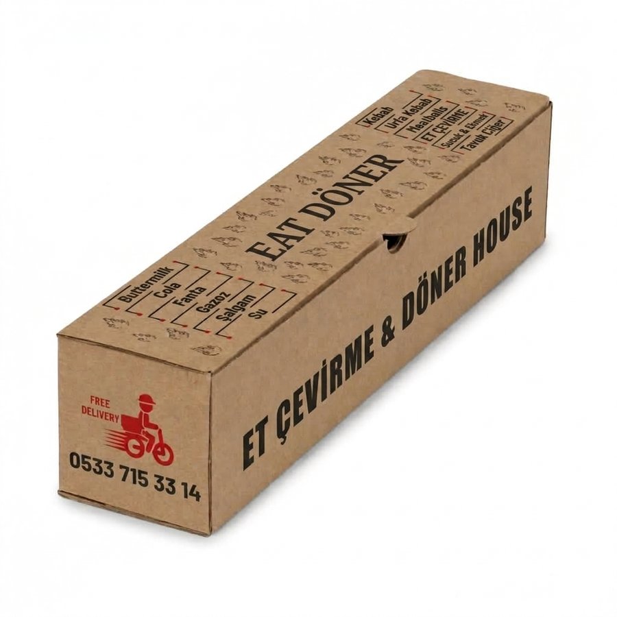 Corrugated Wrap Box, Printed